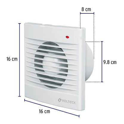 Volteck EXA-4B, Extractor de aire 4"
