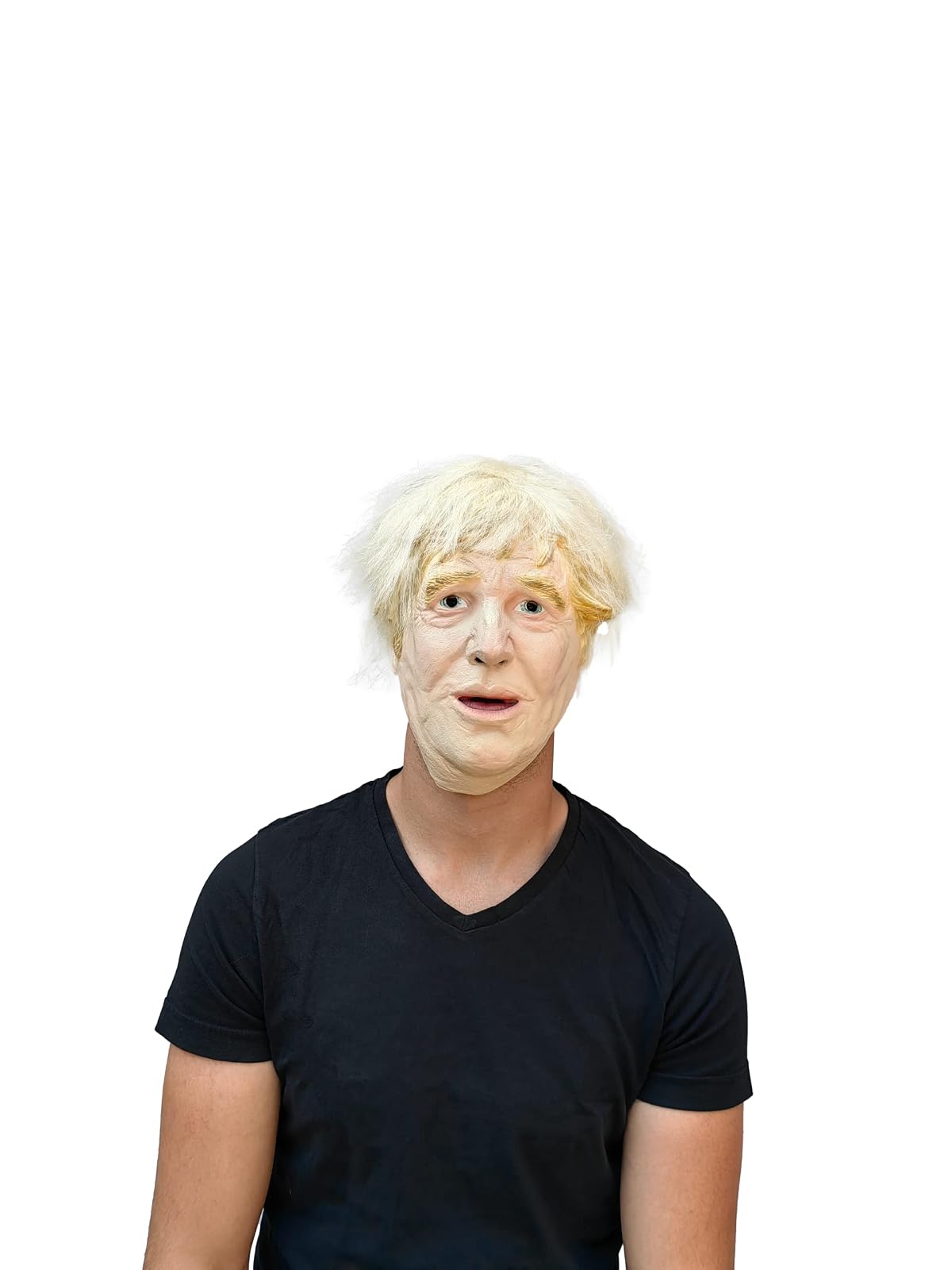 Ghoulish Productions Boris Johnson With Hair, Máscaras de Ministro del Reino Unido, Máscara de Famosas Personas Ideal para Halloween, Fiestas de Disfraces e Imitación
