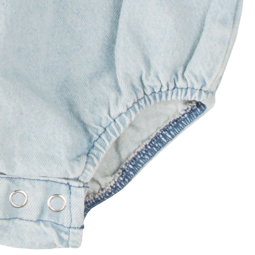 Wrangler Western Long Sleeve Denim Bodysuit camisa bebé-niño