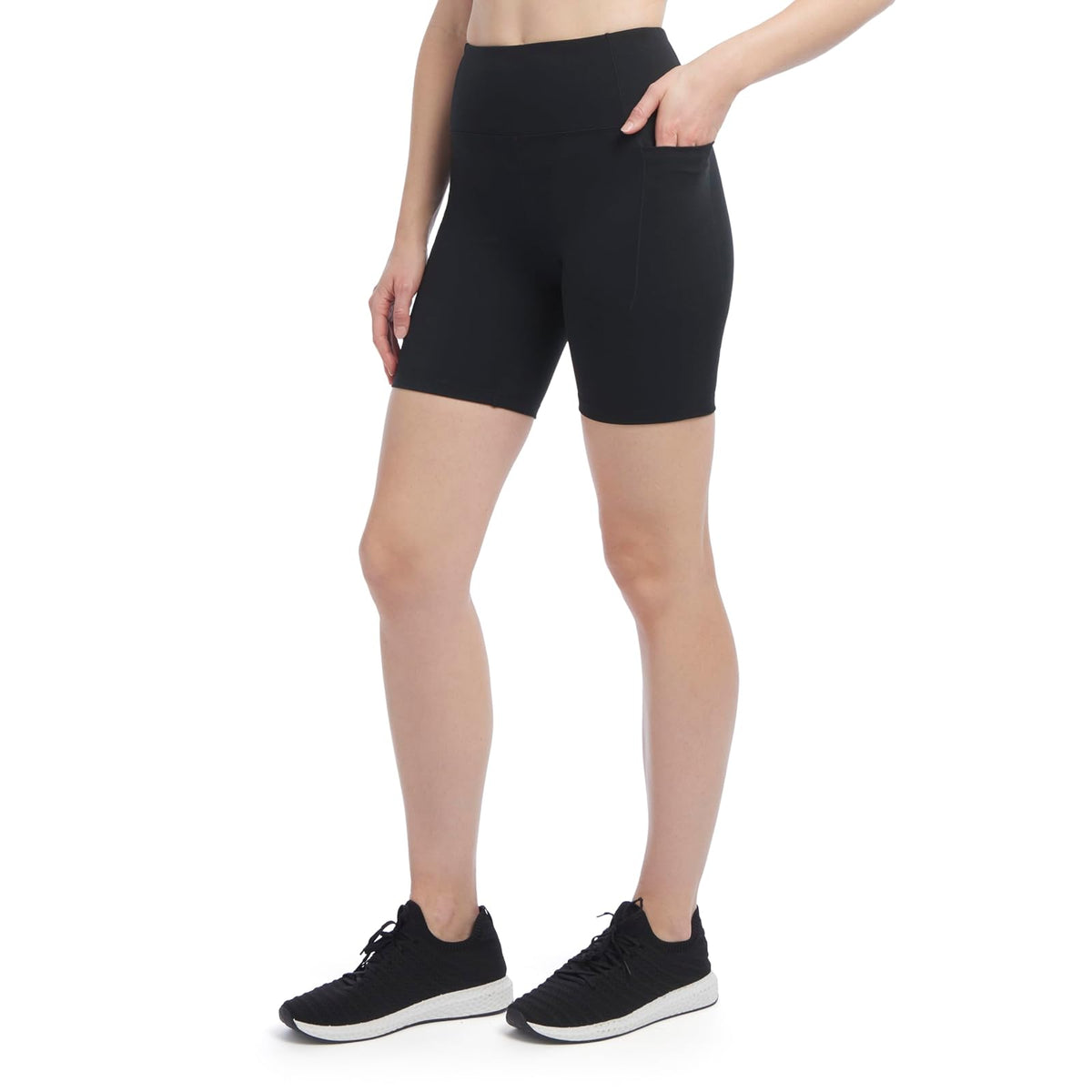 Jockey 2-Pack Satin Stitch 7'' Bike Shorts Pantalones Cortos de Yoga Mujer