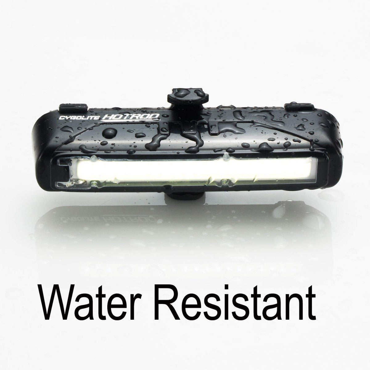 Cygolite Hotrod Frontal - Luz de Bicicleta de 110 lúmenes, 3 Modos nocturnos y 3 diurnos, diseño Elegante y Duradero, Resistente al Agua IP64, Soporte Flexible Resistente, luz Frontal Recargable por