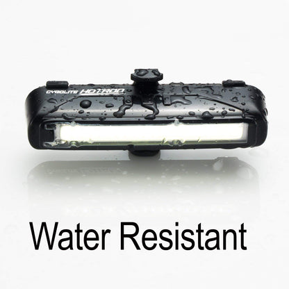 Cygolite Hotrod Frontal - Luz de Bicicleta de 110 lúmenes, 3 Modos nocturnos y 3 diurnos, diseño Elegante y Duradero, Resistente al Agua IP64, Soporte Flexible Resistente, luz Frontal Recargable por
