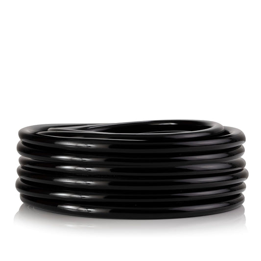Alpine Corporation V0143PBK Tubería de PVC de 100 pies con diámetro interior de 0.25 pulgadas para estanques y fuentes