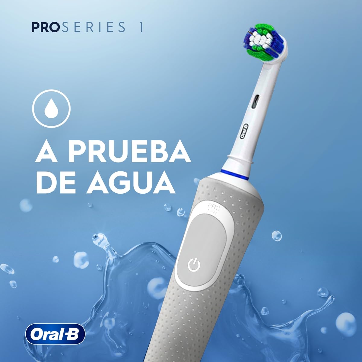 Oral-B Cepillo de Dientes Eléctrico PRO 1, Cabezal Redondo, Recargable