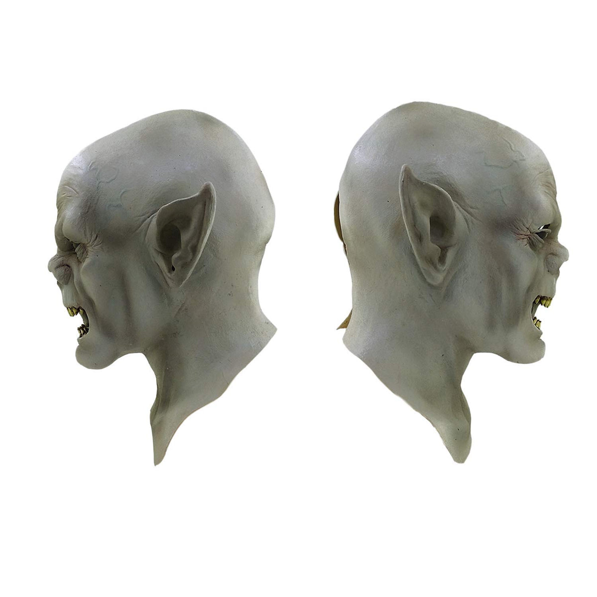 Máscara de Látex de Vampiro Catiff, Máscaras de Monstruo Mitad Hombre Mitad Murciélago Ideeal para Disfraz de Halloween