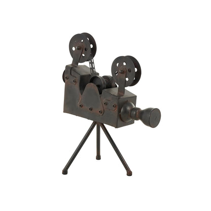 Deco 79 13024 - Cámara metálica antiq de 15 Pulgadas de Alto, 12 Pulgadas W-13024, tamaño Conveniente, proyector de película en Soporte de trípode