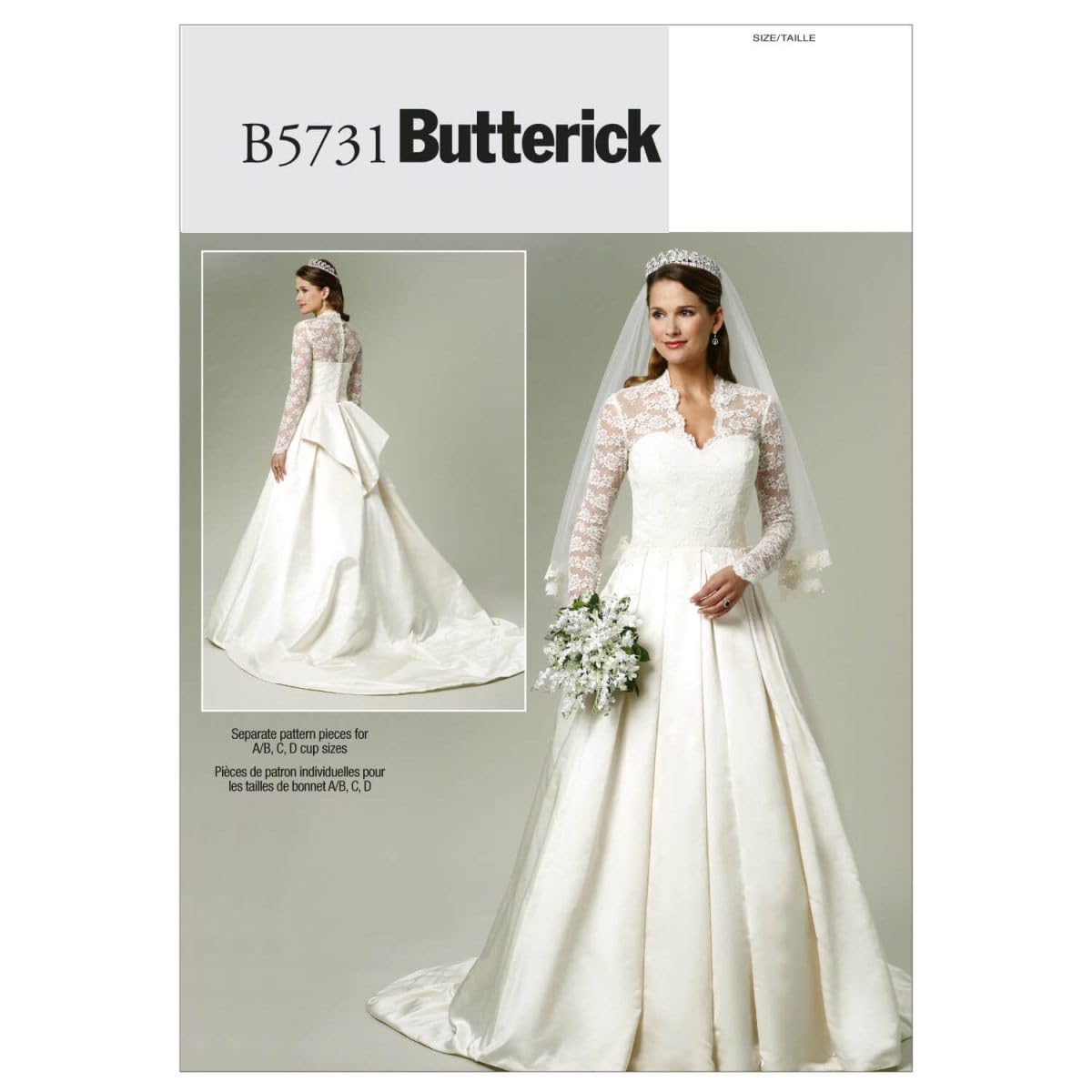 BUTTERICK PATTERNS B5731 Vestido de Mujer Talla A5 (6-8-10-12-14)