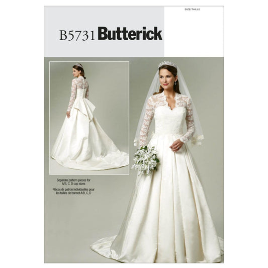 BUTTERICK PATTERNS B5731 Vestido de Mujer Talla A5 (6-8-10-12-14)