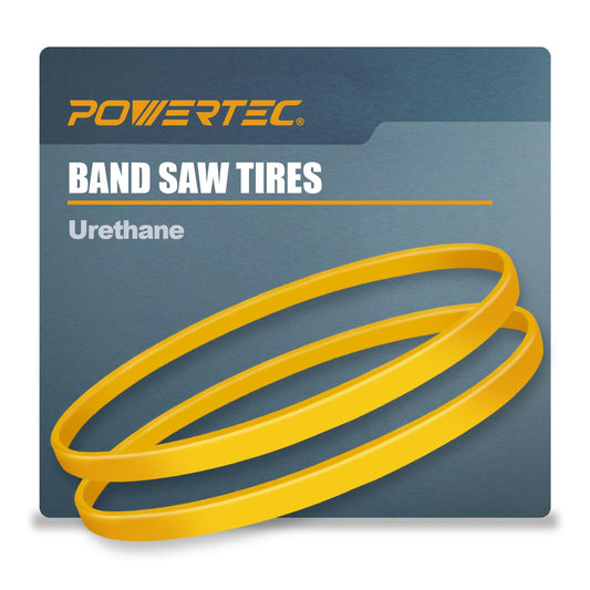 POWERTEC 71725 Neumáticos de Banda Sierra de Uretano 14 Pulgadas