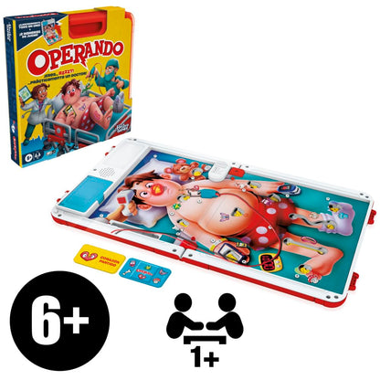 Hasbro Gaming Operando Juego de Mesa 2+ Jugadores 6+ Años