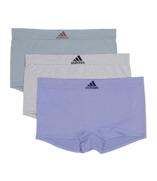 adidas Paquete de 3 Pantalones Cortos sin Costuras para niño Ropa Interior para Hombre para Mujer