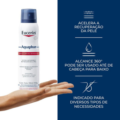 Eucerin Aquaphor Spray Reparador 150Ml, para piel extremadamente seca o agrietada