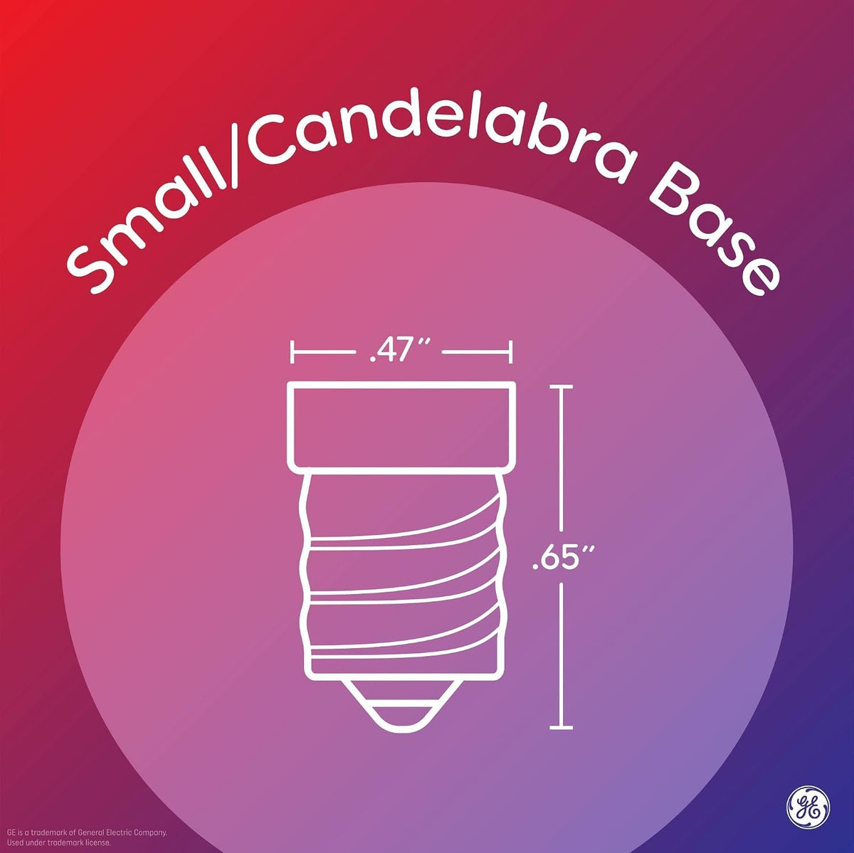 GE Refresh - Bombillas LED de 40 W, luces de vela de día, bombillas decorativas transparentes, base pequeña (paquete de 4)
