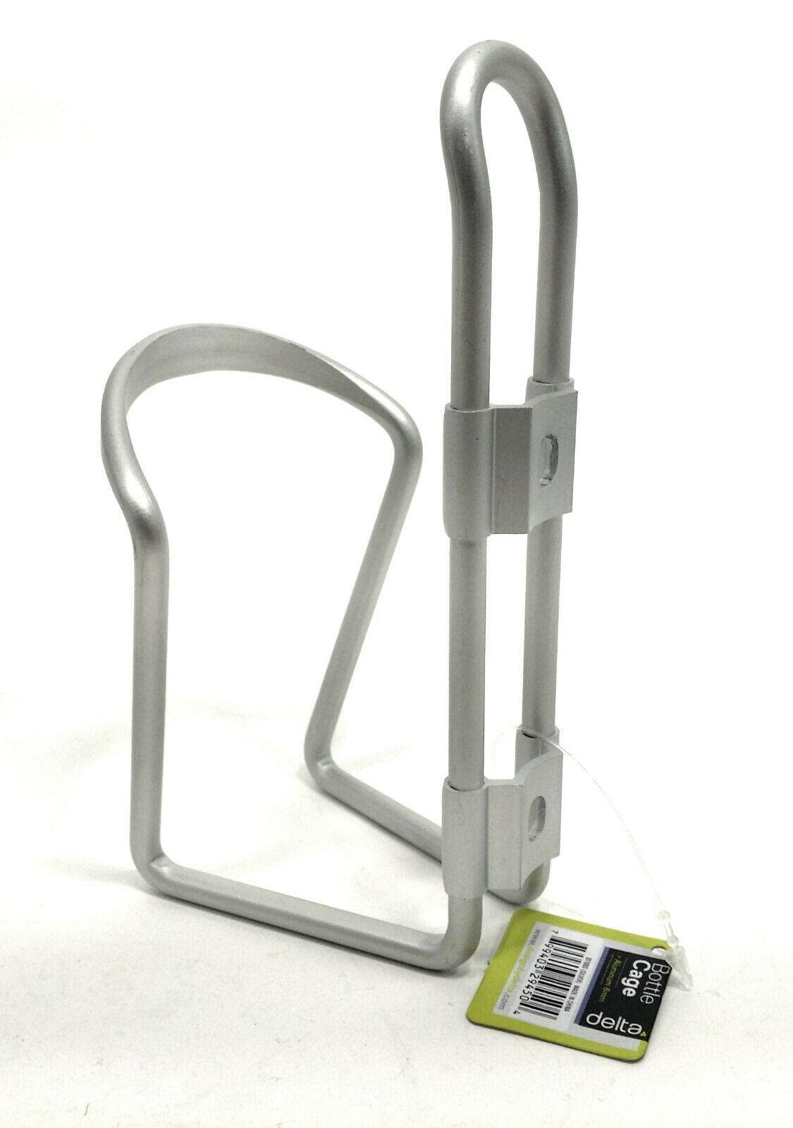 Delta Alloy Bottle Cage, Silver