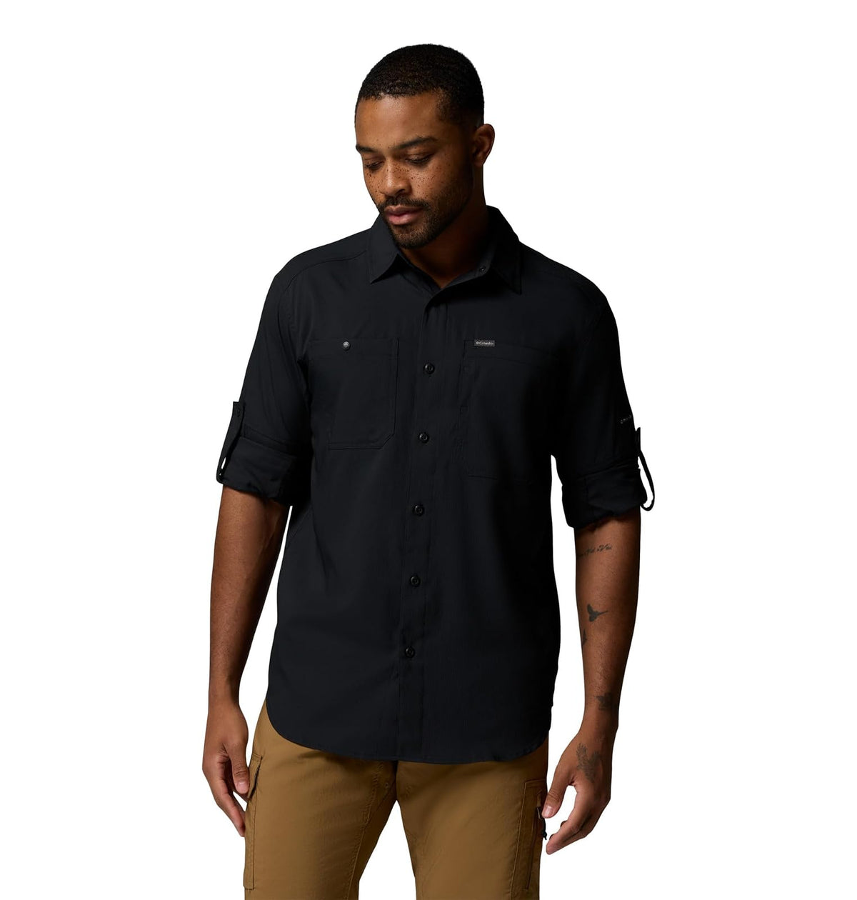 Columbia Silver Ridge Utility Lite Manga Larga Camisa de Senderismo para Hombre