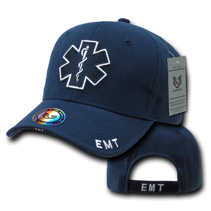 Rapid Dominance Unisex Adult Deluxe Embroidered Law Enforcement Caps - EMT Cross