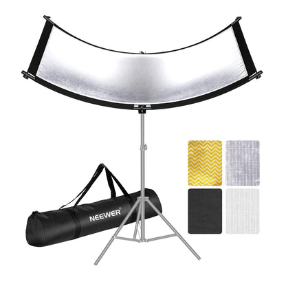 NEEWER Reflector Clamshell para Fotografía y Video - 65.7"x 24" - 167x61cm