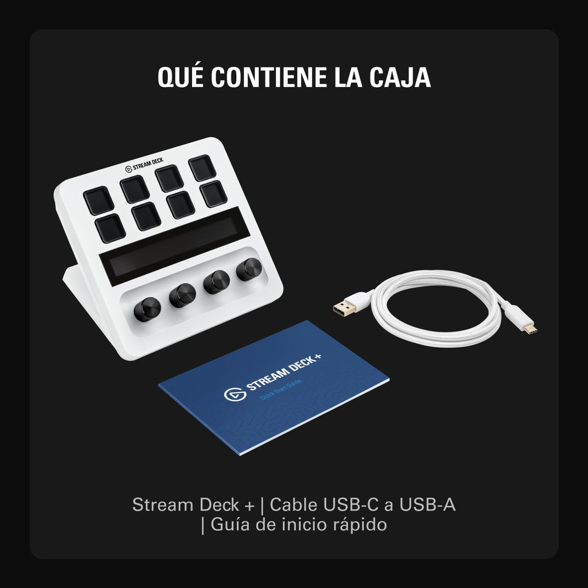 Elgato Stream Deck + White, mezclador y controlador