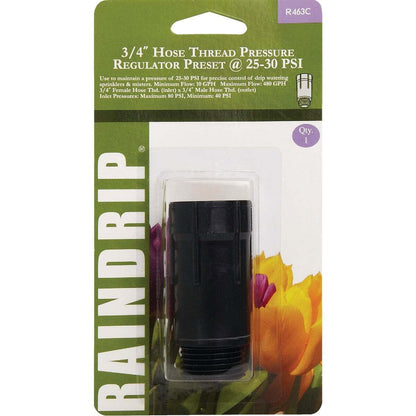 Raindrip R463CT Preset Hose Pressure Regulator-25-30 PSI HOSE REGULATOR