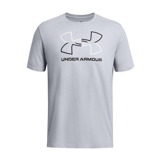 Under Armour Playera Manga Corta Deportiva UA GL Foundation Update SS para Hombre Talla M Color Gris