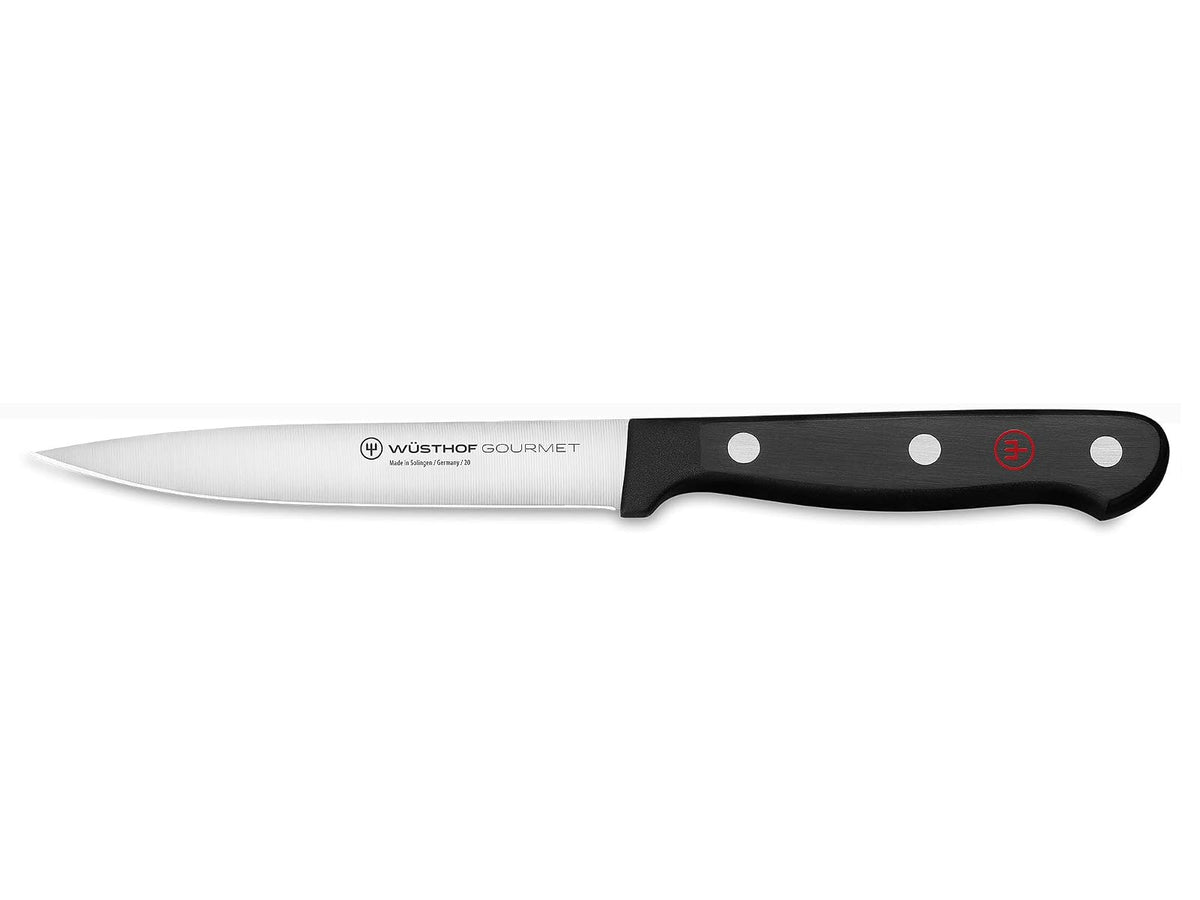 WÜSTHOF Gourmet - Cuchillo multiusos 3" (12 cm), Hoja de Acero Alemán, Cuchillo Profesional, Fabricado en Solingen