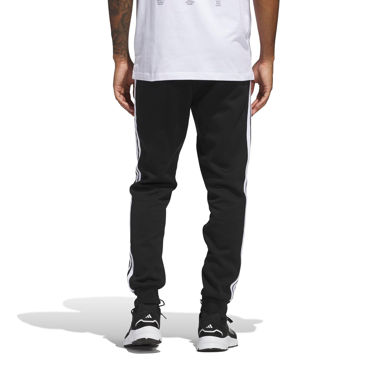adidas Essentials 3-Stripes Fleece Sportswear Pants Pantalones Hombre