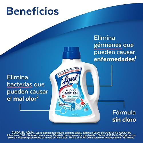 Lysol Aditivo Desinfectante para la Ropa, 2.66L