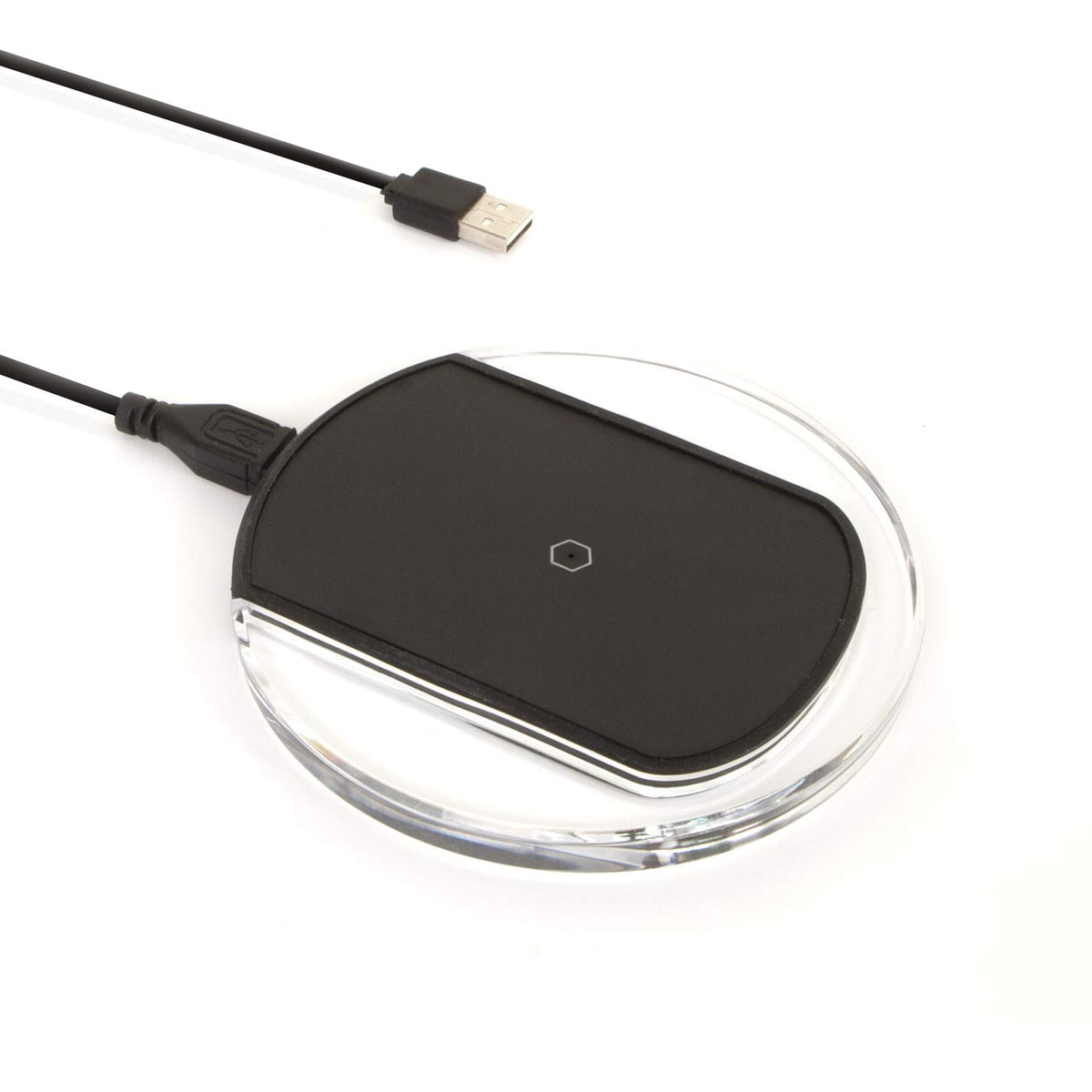 Realm Cargador inalámbrico con Cable Micro USB de 1,5 m, Negro, (RLMW1BK)