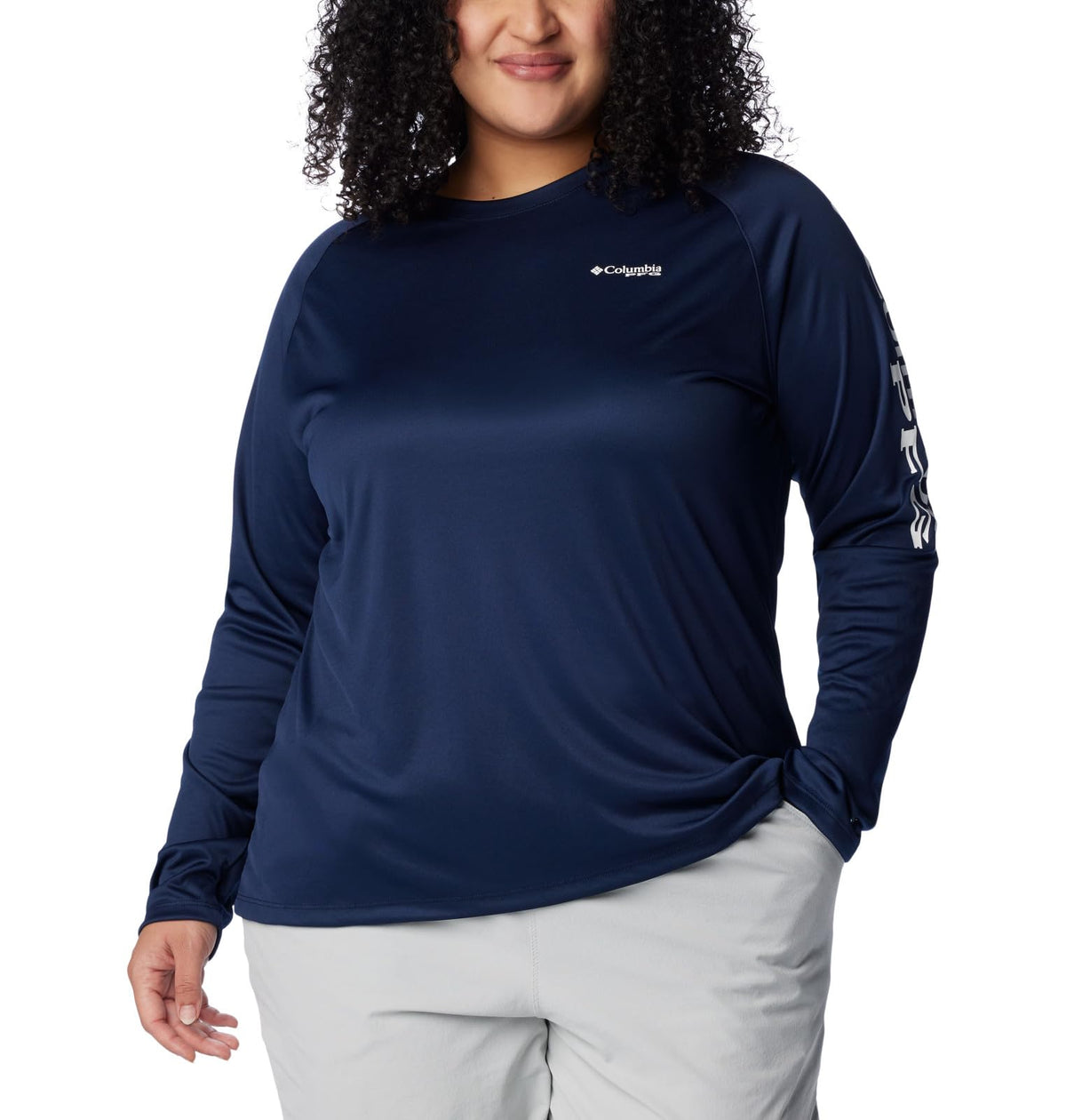 Columbia Tidal tee II - Sudadera con Capucha de Manga Larga para Mujer