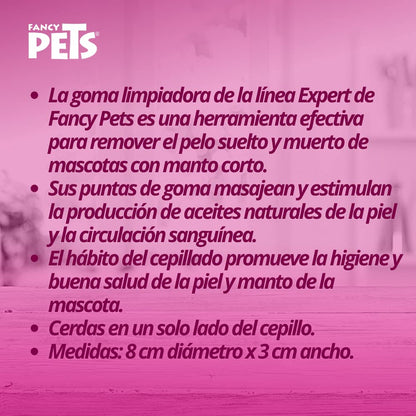 Fancy Pets Expert Grooming Goma Limpiadora de Pelo para Perro