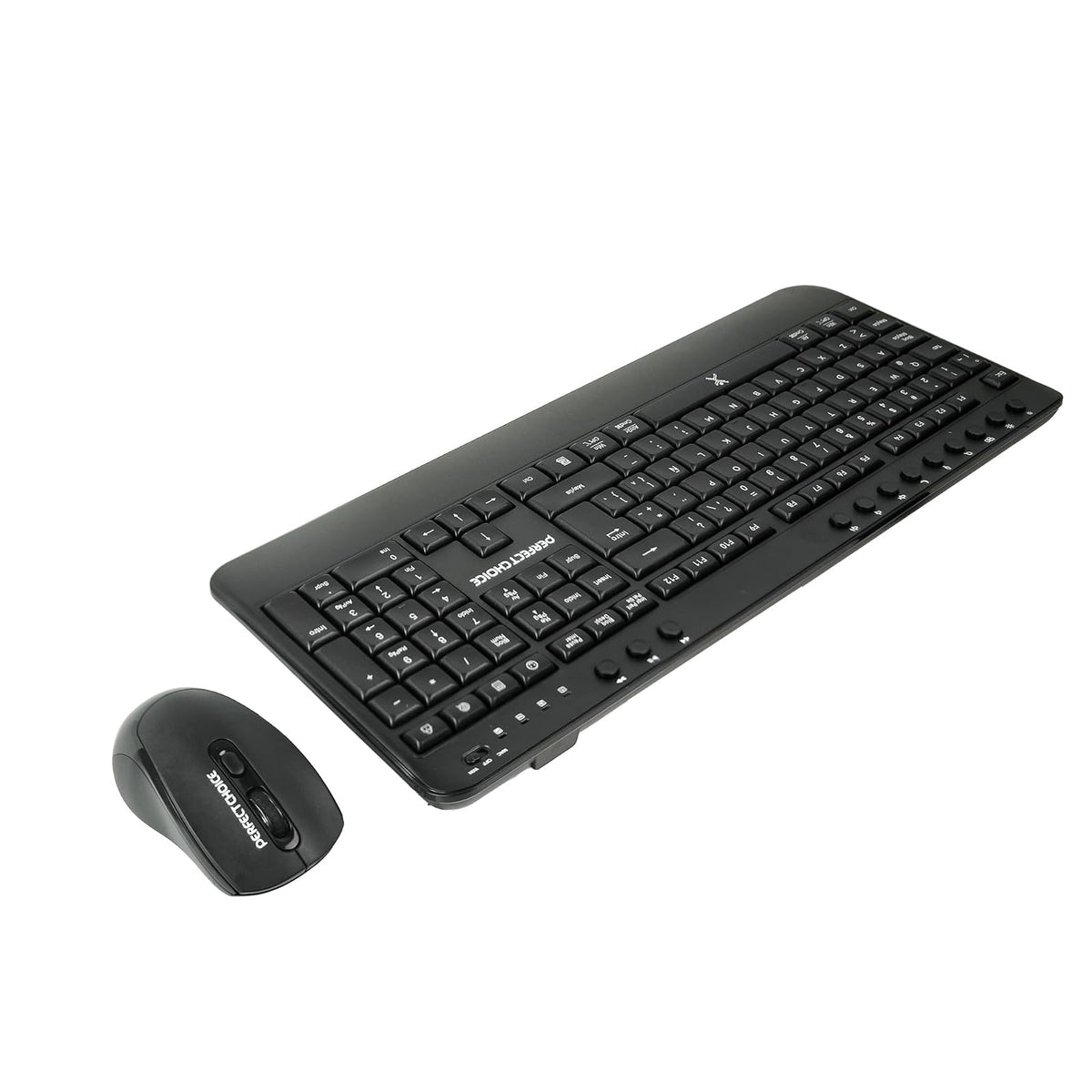 PERFECTCHOICE Kit de Teclado y Mouse Inalámbrico Bluetooth Teclas Multimedia 2.4GHz PC-201434 Keyvance
