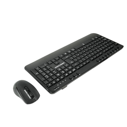 PERFECTCHOICE Kit de Teclado y Mouse Inalámbrico Bluetooth Teclas Multimedia 2.4GHz PC-201434 Keyvance
