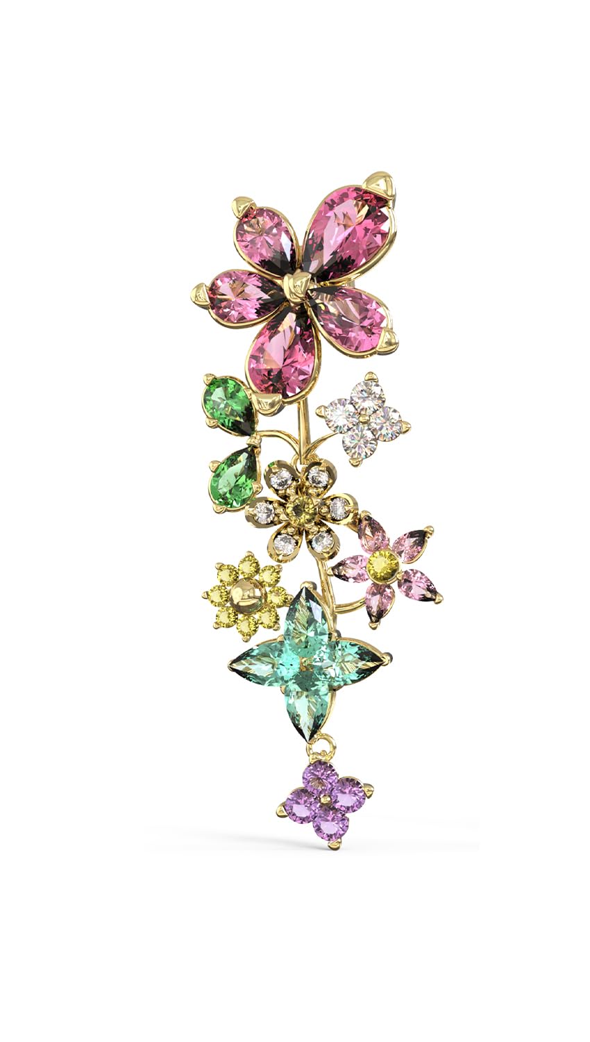 GUESS Aretes para Mujer SECRET GARDEN color Dorado