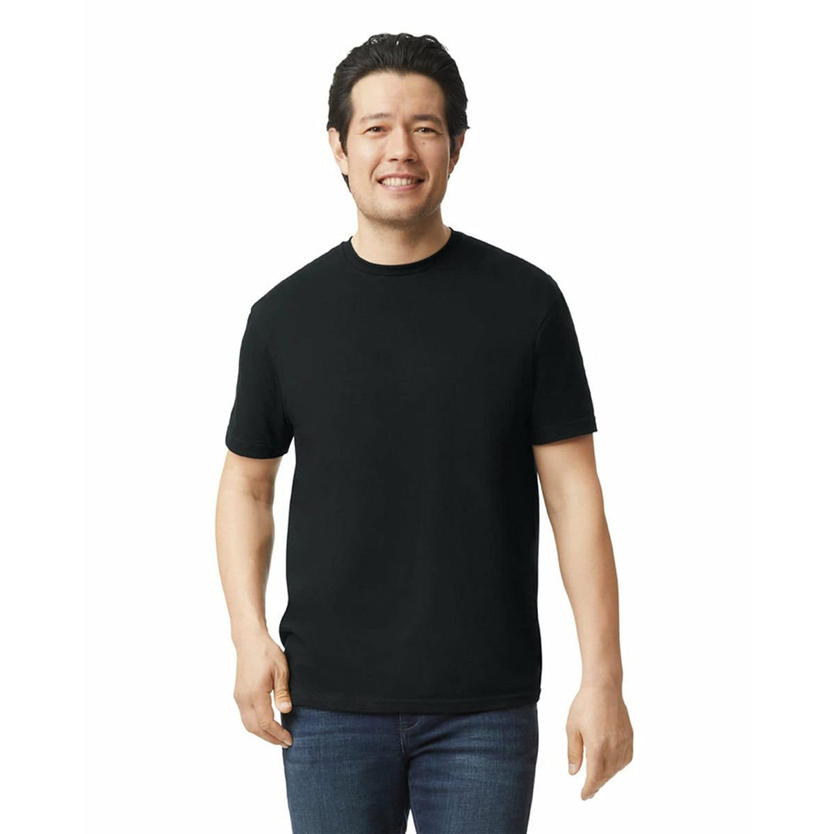 Gildan Softstyle CVC - Playera de Manga Corta, Estilo G67000, 4 Unidades Camiseta para para Hombre