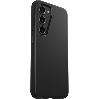 OtterBox - Funda para Galaxy S23 Symmetry Series, Color Negro, Ultra Elegante, Compatible con Carga inalámbrica, Bordes elevados Que protegen la cámara y la visualización