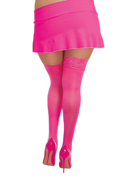 Dreamgirl Parte superior de encaje de silicona para mujer, color negro, talla única, Negro -, Talla única