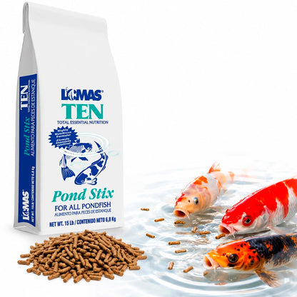 Lomas Alimento Pond Stix para Peces de Estanque - 6.8 kg (Paquete de 1)