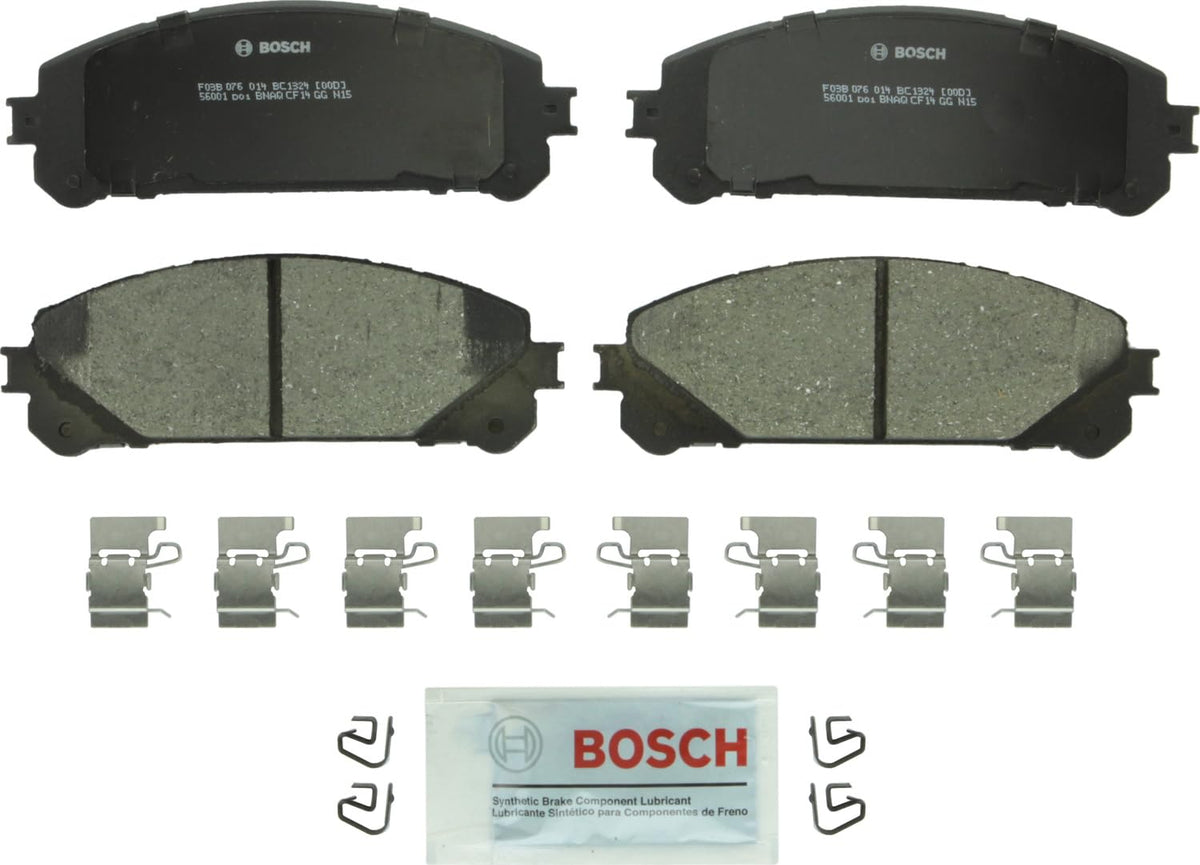 Bosch QuietCast Premium Pastillas de Freno Cerámicas - Frente - 1324 - 1300-1399