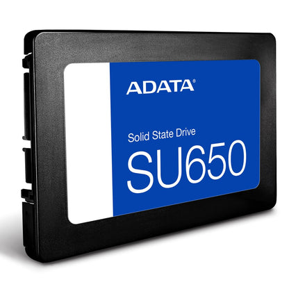 ADATA SSD 256GB 2.5" QLC 3D, SATA 6GB/s 450MB/520MB ASU650SS-256GT-R