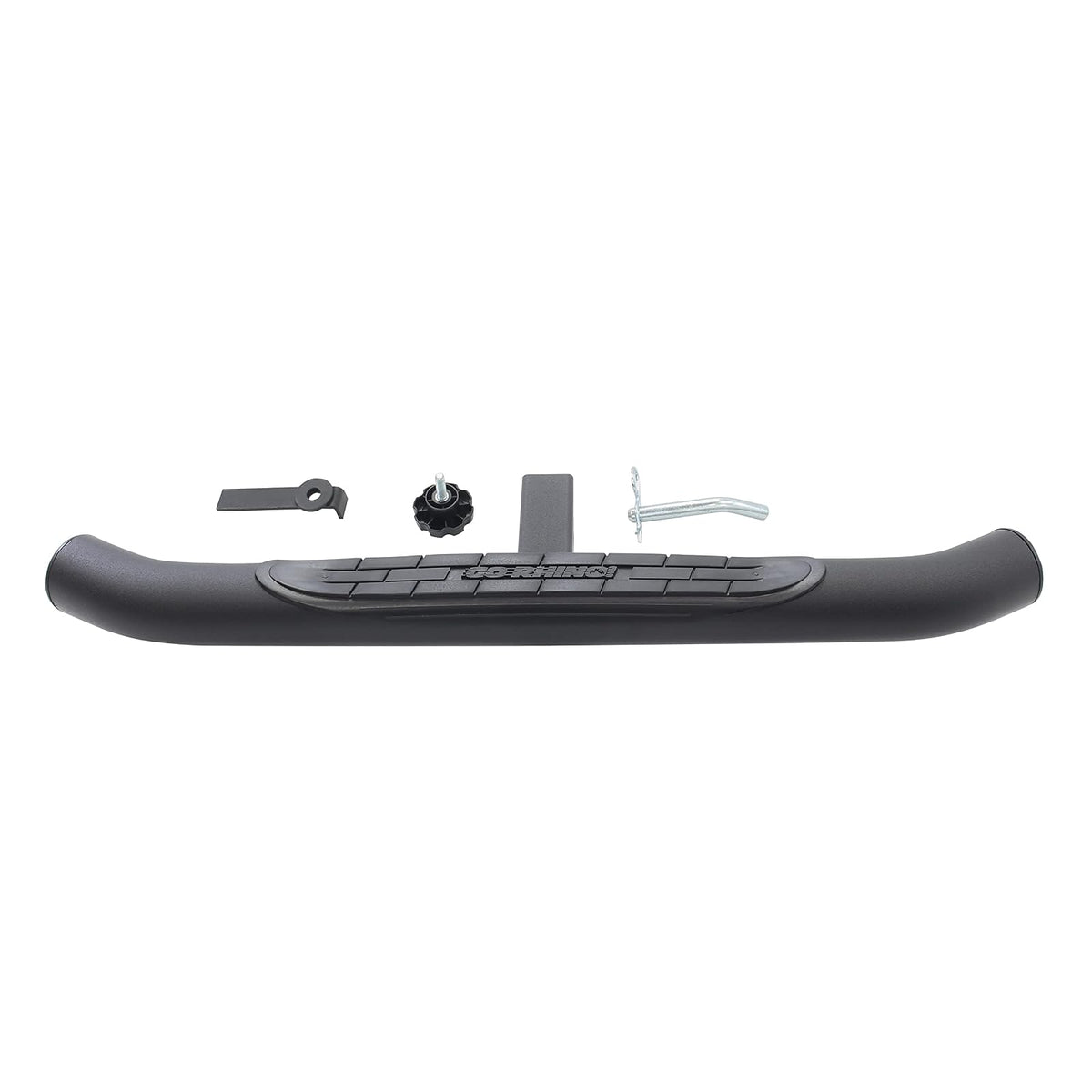 Go Rhino 360T Textured Black Powder Coat Finish Universal Hitch Step for 2" Recievers