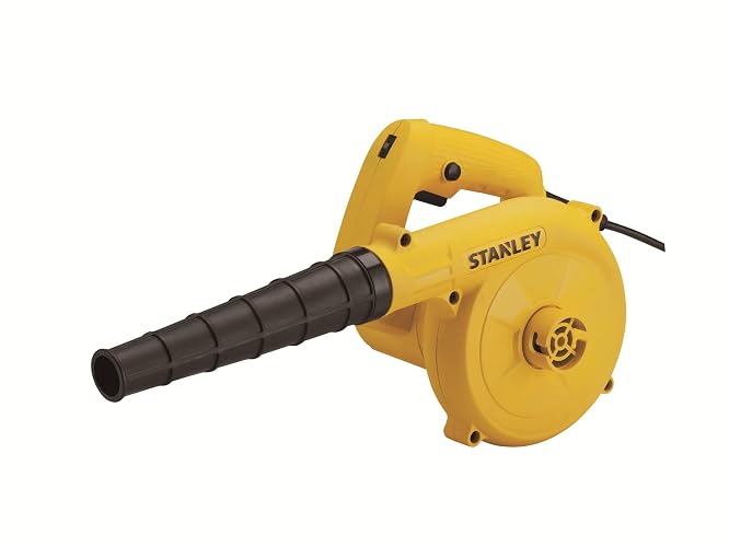 STANLEY Sopladora de Aire y Aspiradora Eléctrica 600W, Negro/Amarillo, STPT600