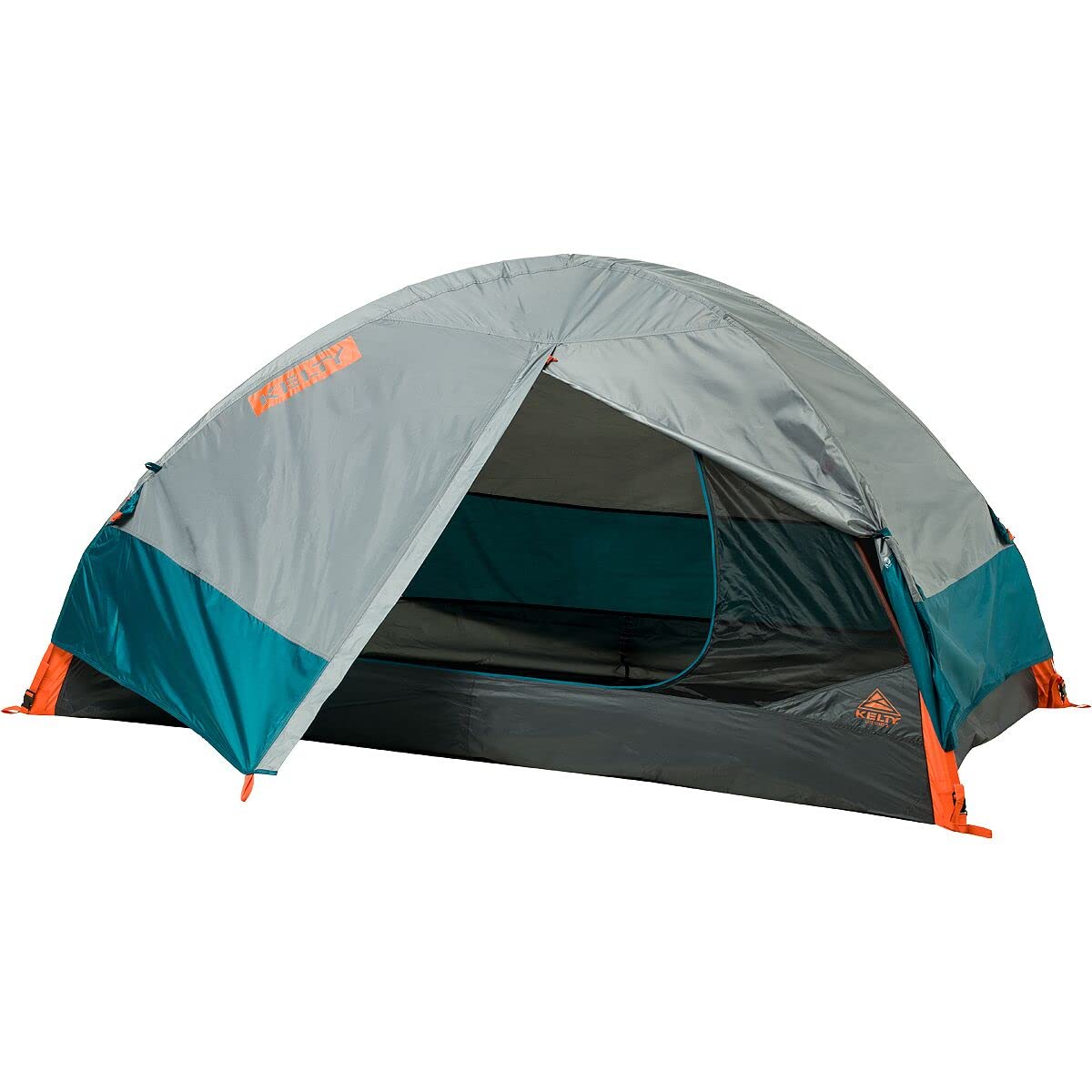 Kelty Late Start 2P - Tienda de campaña Ligera con Esquinas rápidas, Marco de Poste de Aluminio, bragueta de poliéster Impermeable, Capacidad para 2 Personas