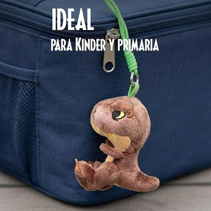 Ruz Llavero Peluche Jurassic Park 10 cm Suave con Aro Metálico | Accesorio para Mochila Bolsa o Llaves | Diseño Ligero y Resistente Ideal para Uso Diario o Regalo | Multicolor