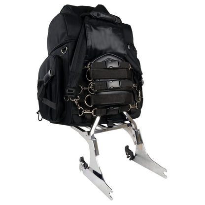 Shaf International SH689 Black Large 1200D Nylon Sissy Bar Bag