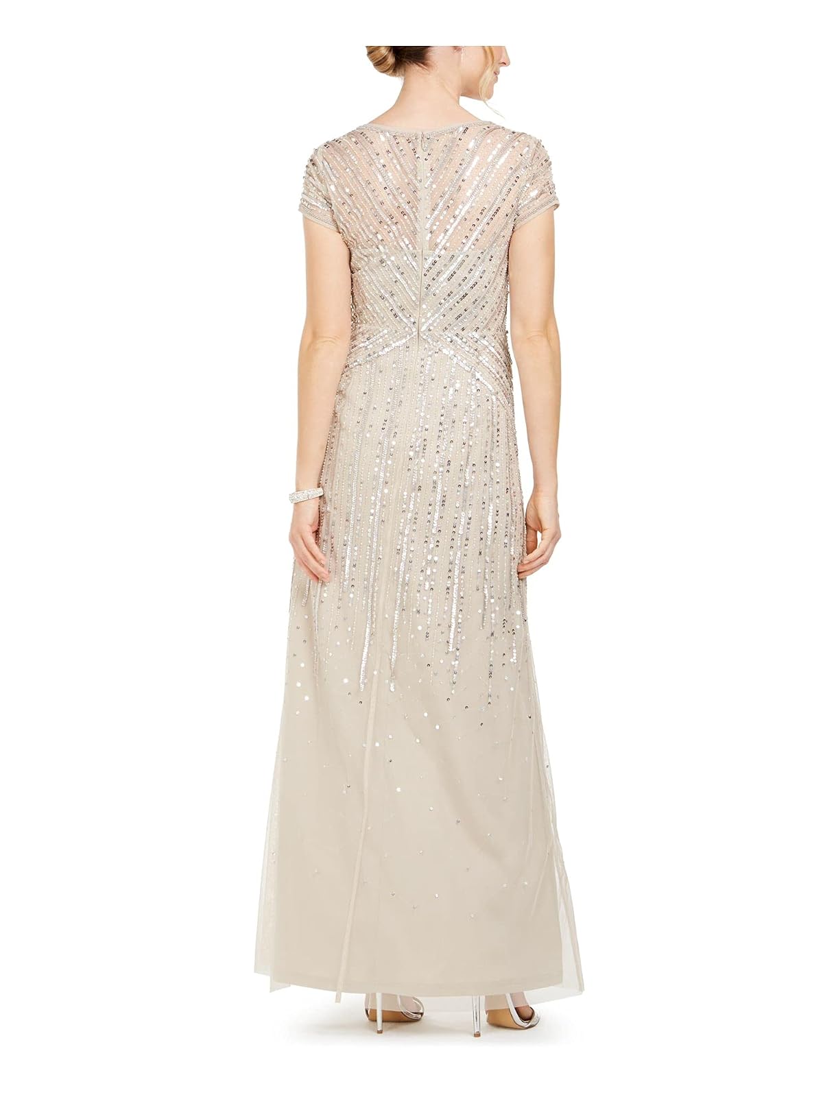 Adrianna Papell Vestido Largo con abalorio. Vestido para Ocaciones Especiales para Mujer