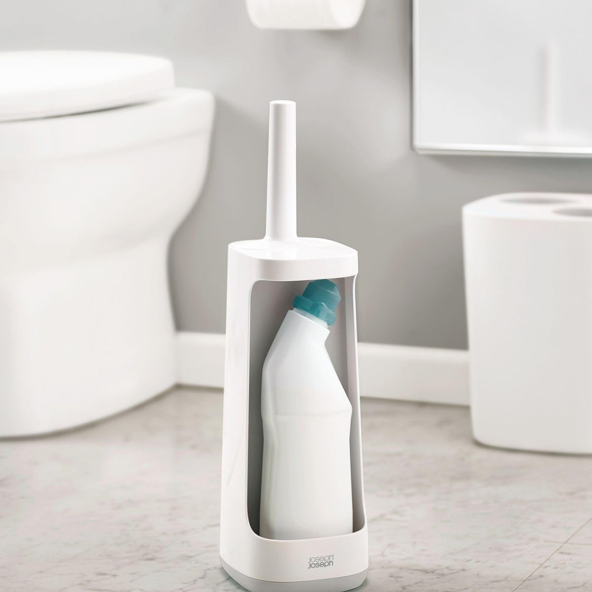 Joseph Joseph Escobilla de Inodoro Flex Plus (Gris/Blanco)