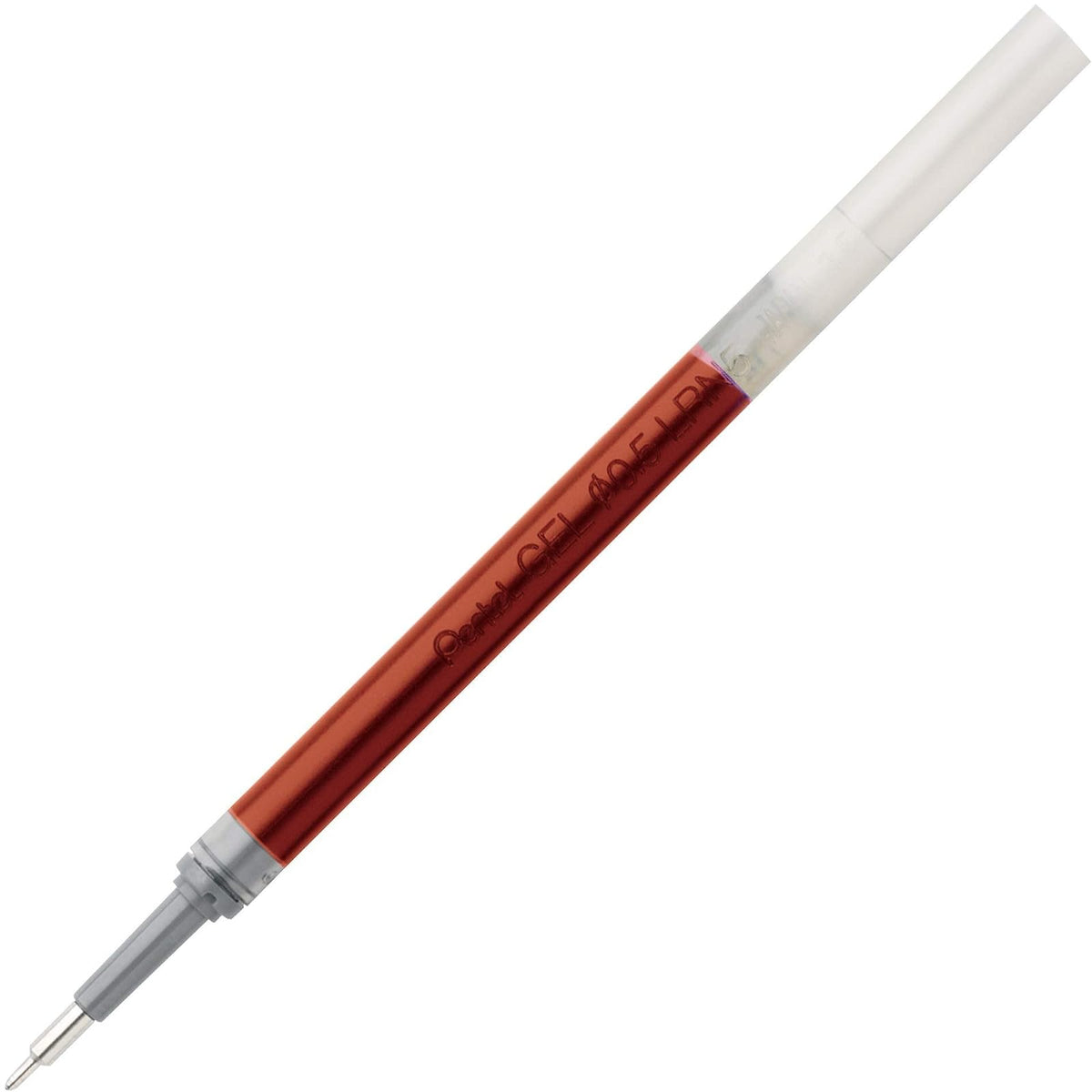 Pentel recambios de tinta para bolígrafo EnerGel, 12, Bolígrafo de gel, Rojo, Rojo