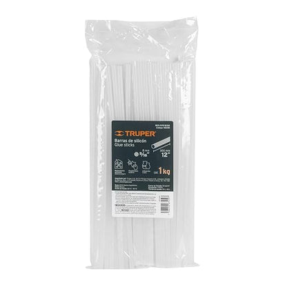 Truper REP-PIPE-5/16G, Bolsa con 1 kg de barras de silicón de repuesto p/PIPE-5/16