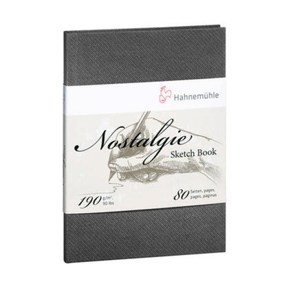 Nostalgie - Cuaderno de bocetos, 190 g/m², cuaderno de dibujo, A5, Retrato, 40 fls