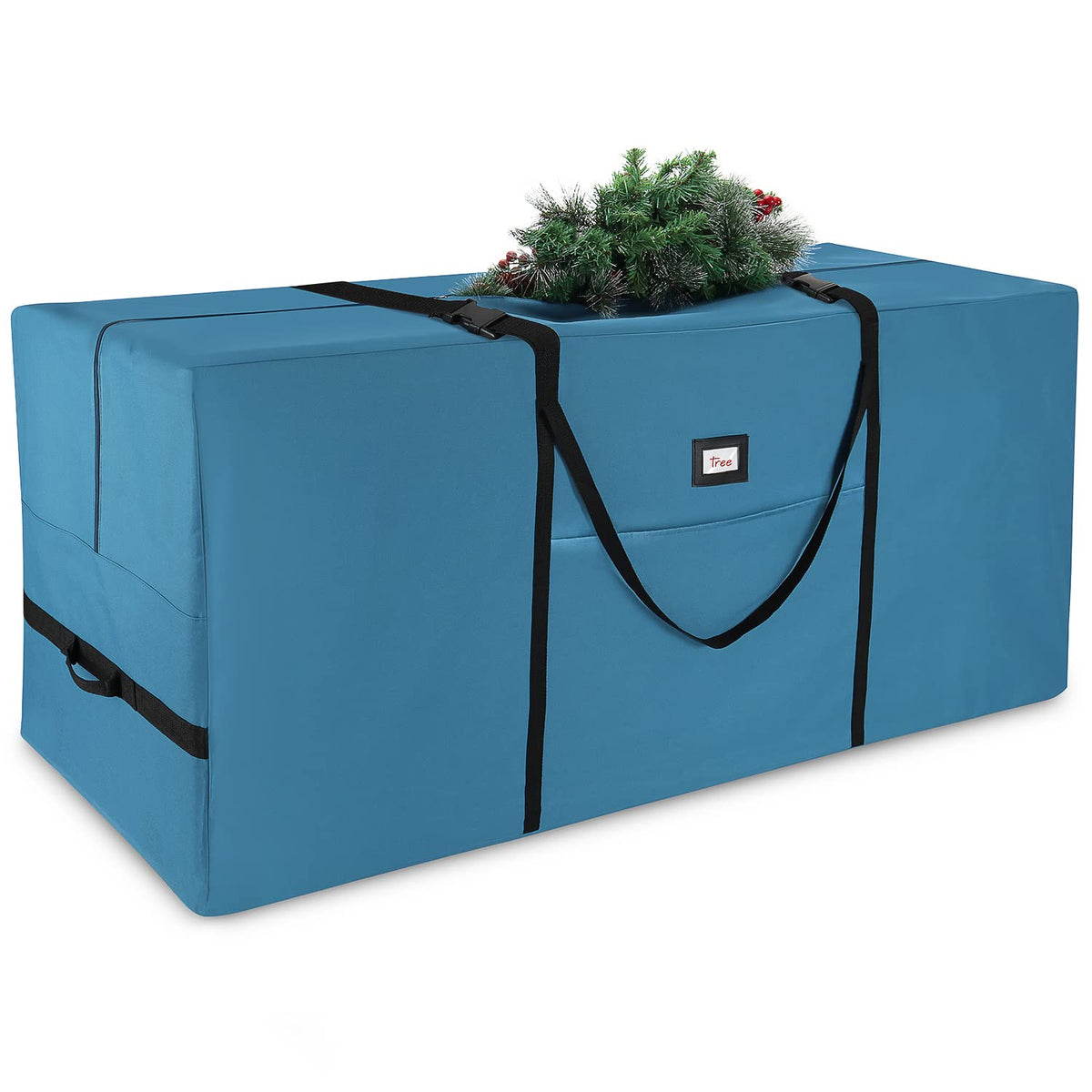 Hearth & Harbor - Bolsa de almacenamiento para árbol de Navidad de 9 pies, bolsa artificial para árbol de Navidad con asas reforzadas, cierre doble, apertura ancha, contenedor de almacenamiento grande - 9 FT